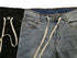 Streetwear Skinny Mid Waist Straight Pants Men's Ripped Jeans